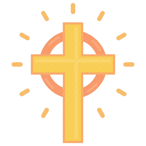 Easter Christianity Cross Png Free Download (salmon, gold, white)