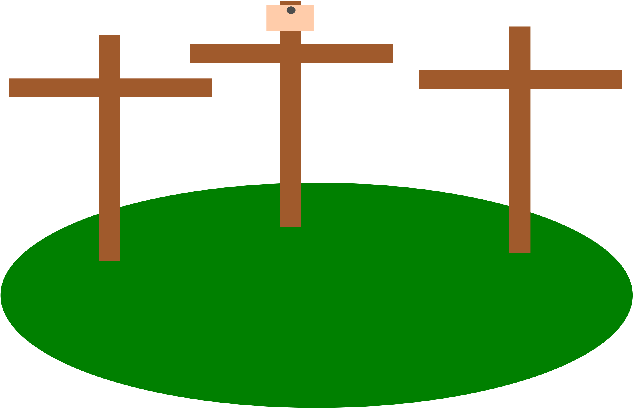 Easter Cross Png Isolated Clipart (green, black, chocolate)