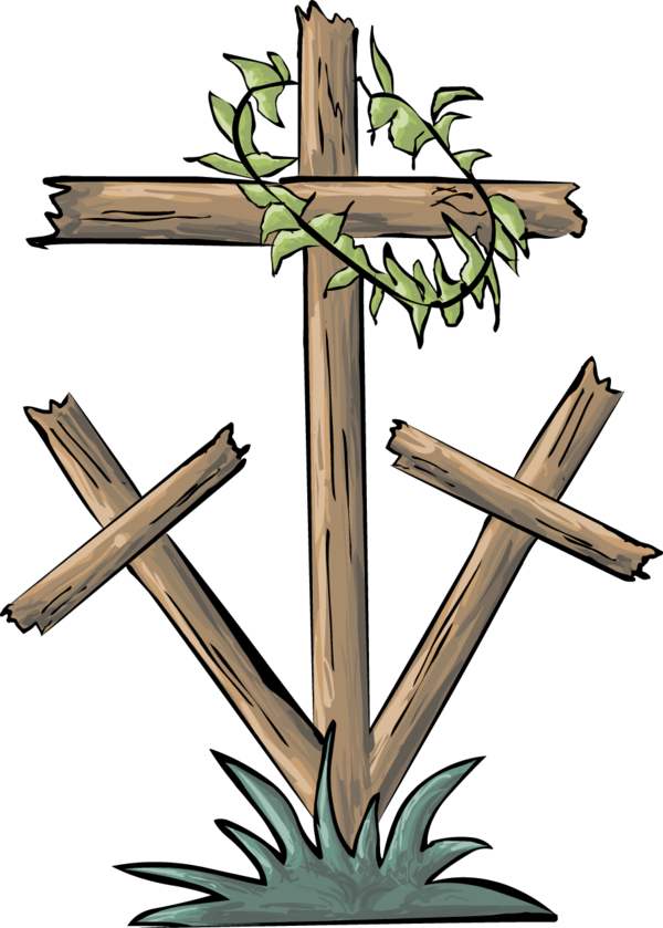 Easter Cross Transparent Images Png (black, gray)