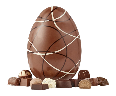 Easter Egg Chocolate Png Image (black, olive, gray, maroon)