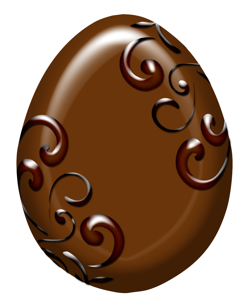 Easter Egg Chocolate Transparent Png (gray, maroon)