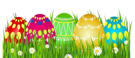 Easter Egg Grass Png Pic (olive, purple, black)