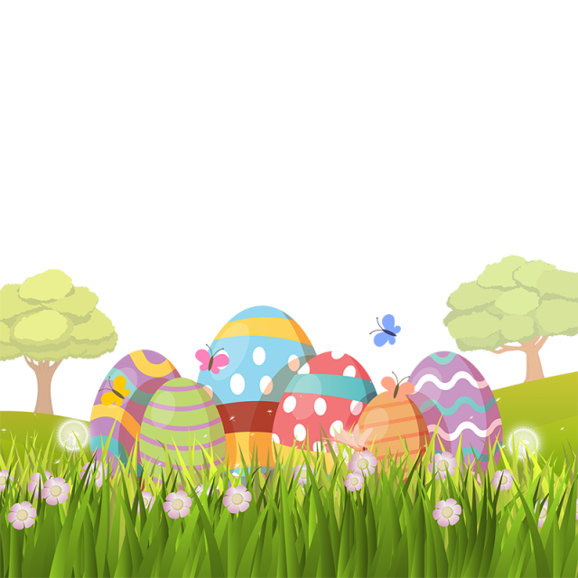 Easter Egg Grass Png Picture (olive, silver, mint, white)