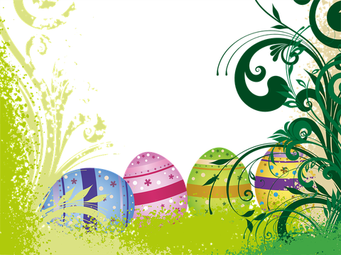 Easter Egg Hunt Vector Transparent Png (green, silver, gold, black, gray)