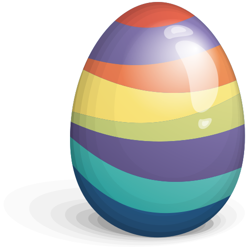 Easter Eggs Png Free Image (black, teal, gray, pink)