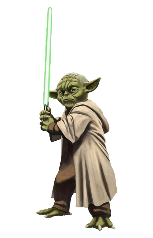 Master Yoda Png Clipart (black, silver)