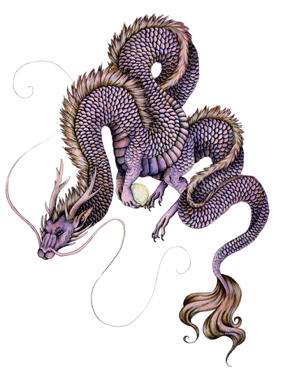 Eastern Dragon Png Hd (black)