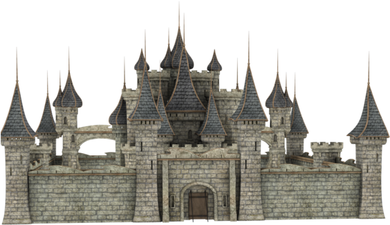 Castle Png Image (black, gray)