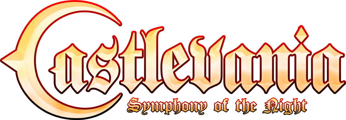 Castlevania Symphony Of The Night Logo Png Clipart (black)