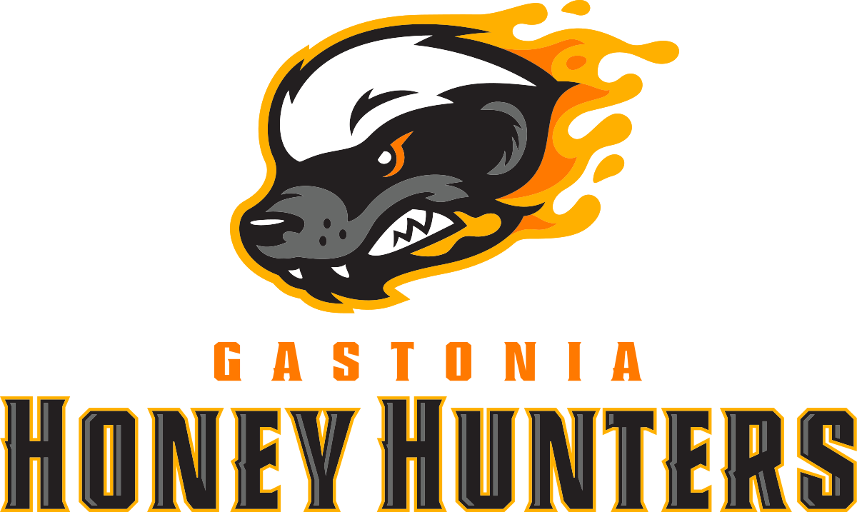 Gastonia Honey Hunters Png Pic (black, maroon, olive, white)