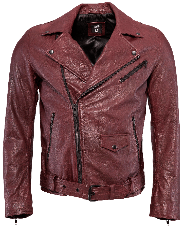 Casual Leather Jacket Transparent Png (gray, maroon, black)