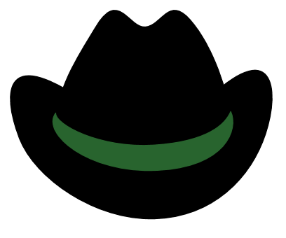 Hat Free Download Png (black, green)