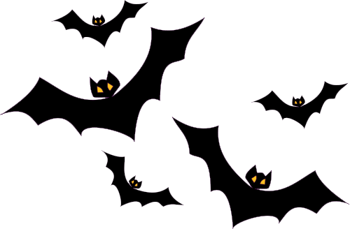 Bat Free Png Image (black, white)