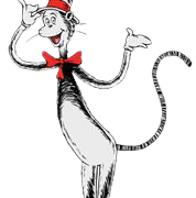 Cat In The Hat Png Images 178X180 (black, lavender, silver)