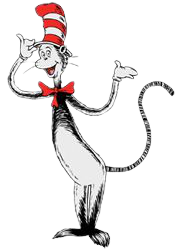 Cat In The Hat Png Images (black, lavender, gray)