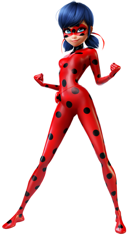 Cat Noir And Ladybug Png Clipart (black)