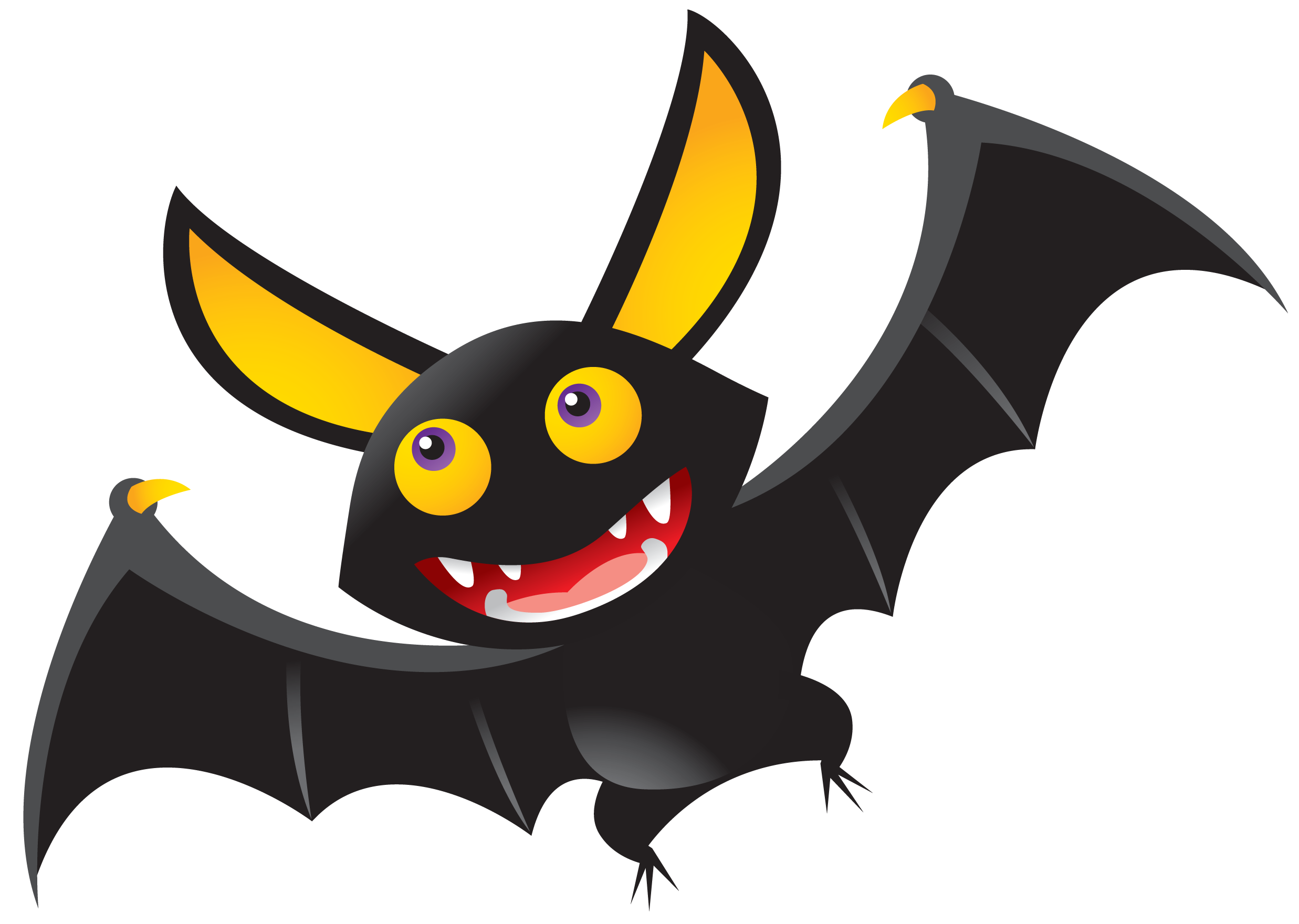 Bat Png Hd (black, gray, white)