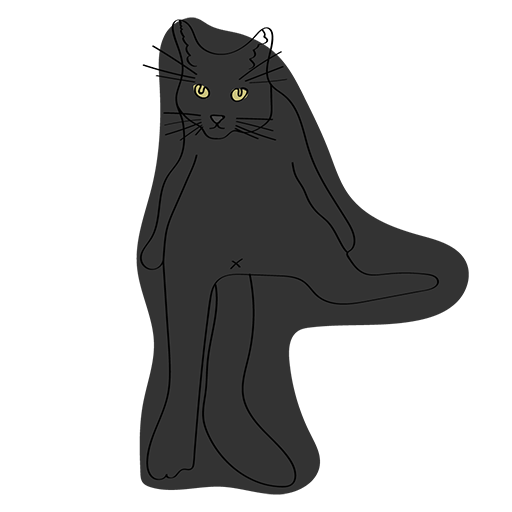 Cat Black Pet Line Icon Free Transparent Png Icon Download (gray, silver, black, white)