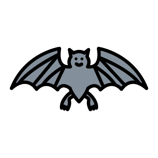 Bat Corona Coronavirus Dark Halloween Horror Scary Virus Bat Icon Free Transparent Png Icon Download (gray, black, white)