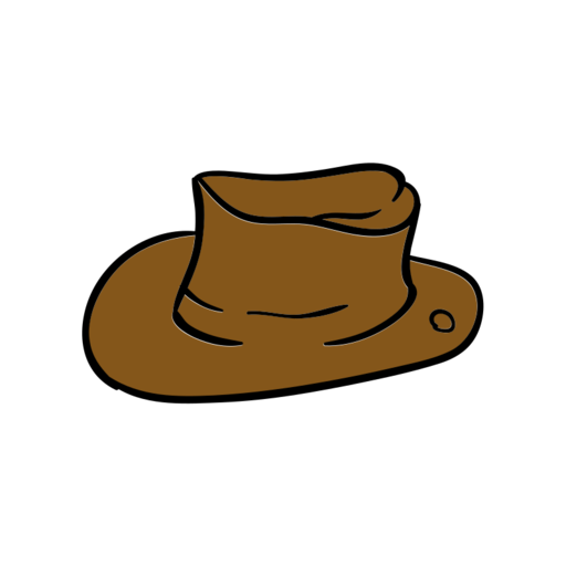 Hat Cowboy Hobbies 2 Free Png Icon (olive, black)