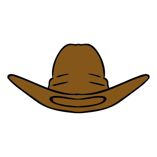 Hat Cowboy Hobbies 7 Free Png Icon (olive, black)