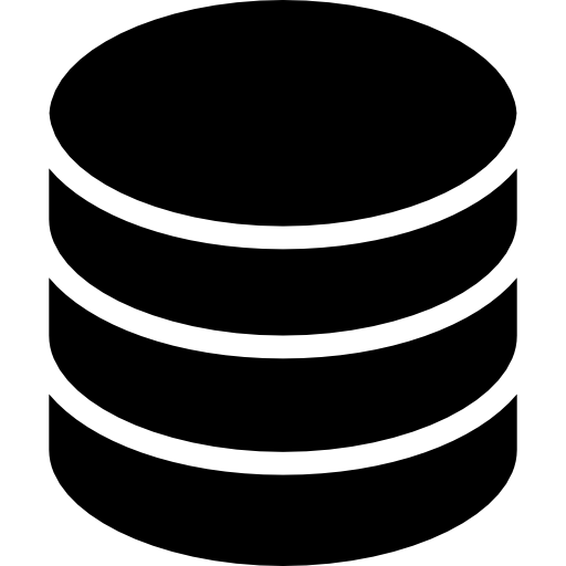 Database Storage Png Free Download (black, gray, white, lavender)