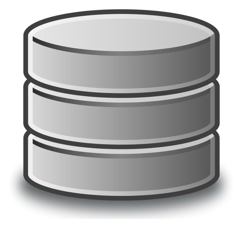 Database Storage Png Image (indigo, black, gray, silver)