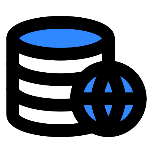 Database Network Icon Free Png Icon Download (gray, greenish blue, black, white)