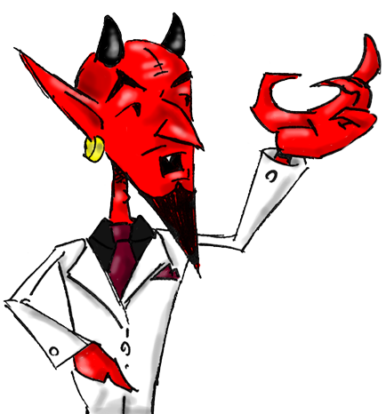 Satan Png Free Download (red, lavender, white, black, silver)