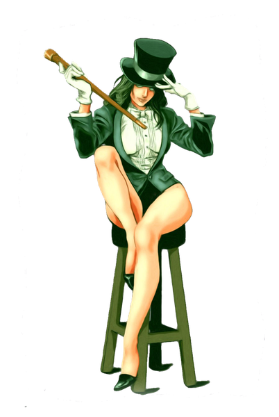 Zatanna Transparent Png (black)