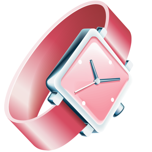 Watch Download Png Image (lavender, beige, pink, salmon, white)