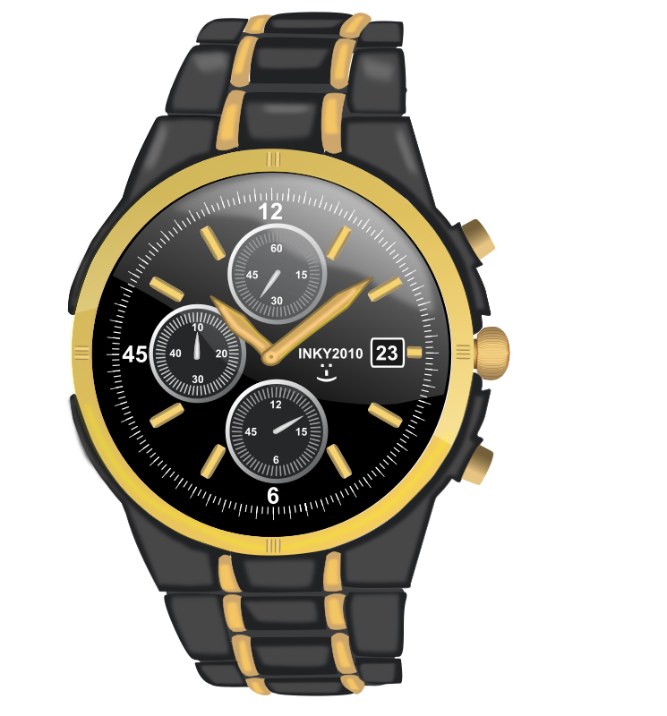 Watch Png Transparent Picture (indigo, black)