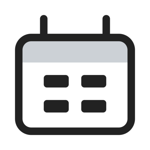 Date Range Free Png Icon Download (black, indigo)