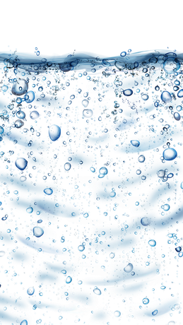 Water Bubbles Png File (black, white)