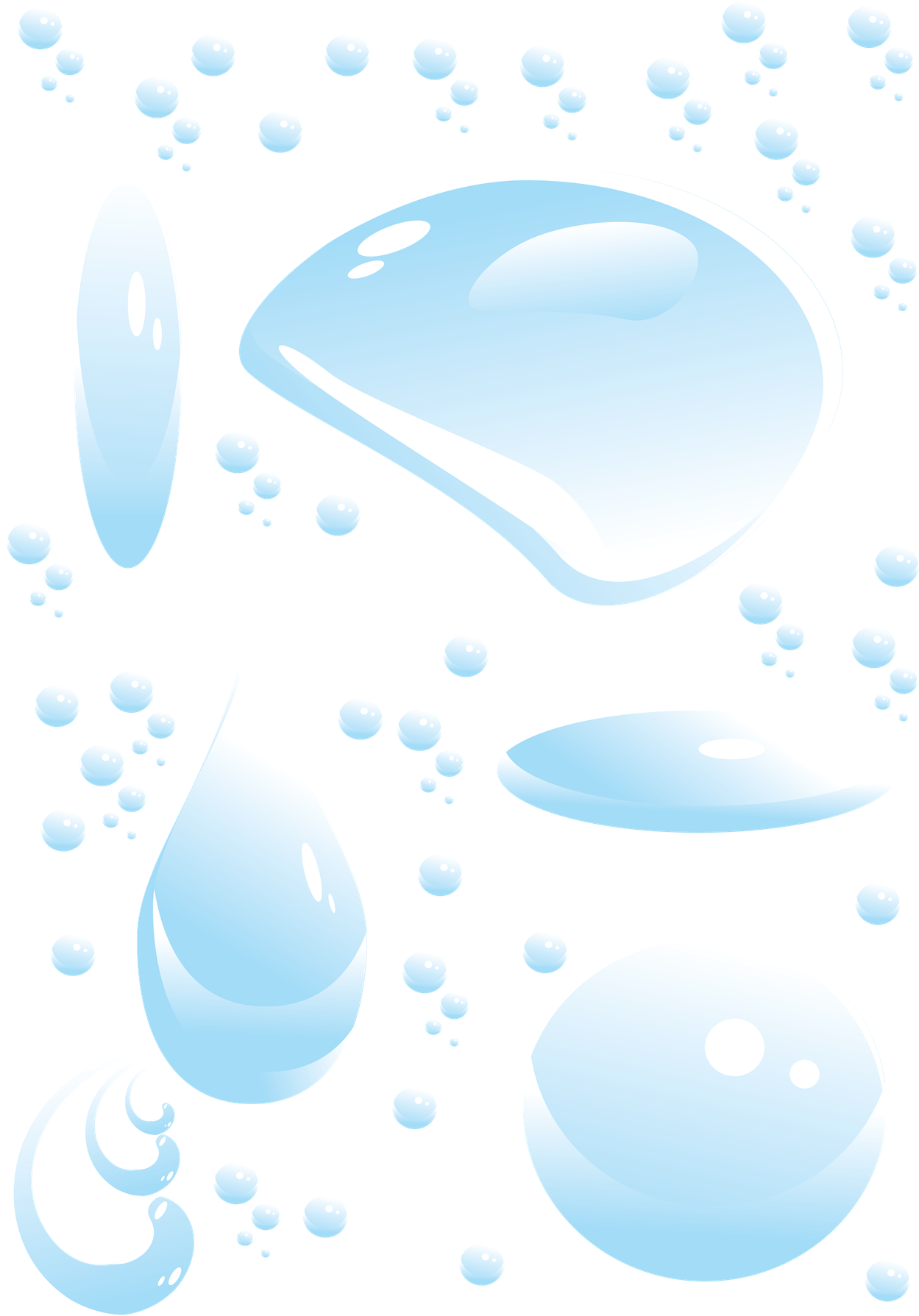 Water Bubbles Png Transparent Picture (black, white, mint, lavender)