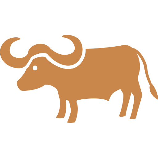 Water Buffalo Png Clipart (black, chocolate, salmon)