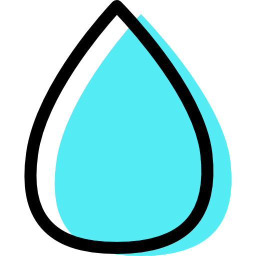 Water Drop Png Picture (greenish blue, black, white)