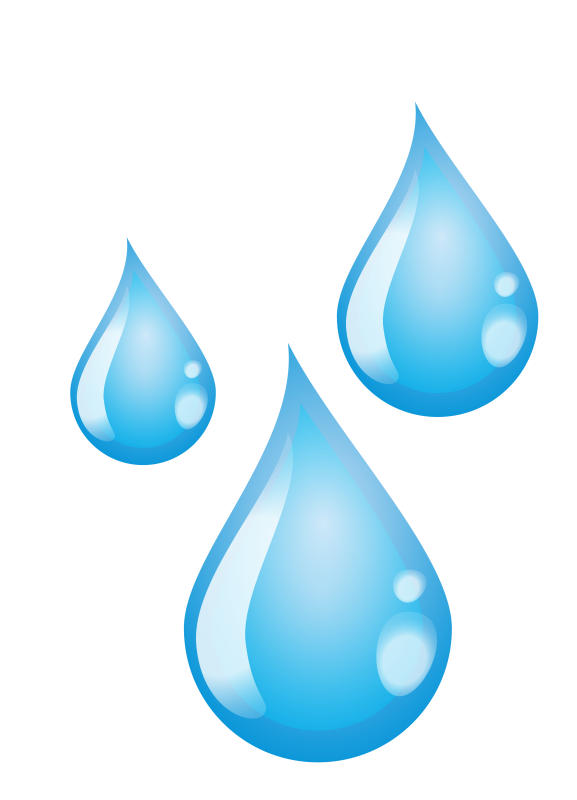 Water Droplet Png Pic (greenish blue, black, mint, lavender)