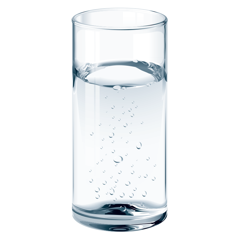 Water Glass Png Image File (lavender, white)