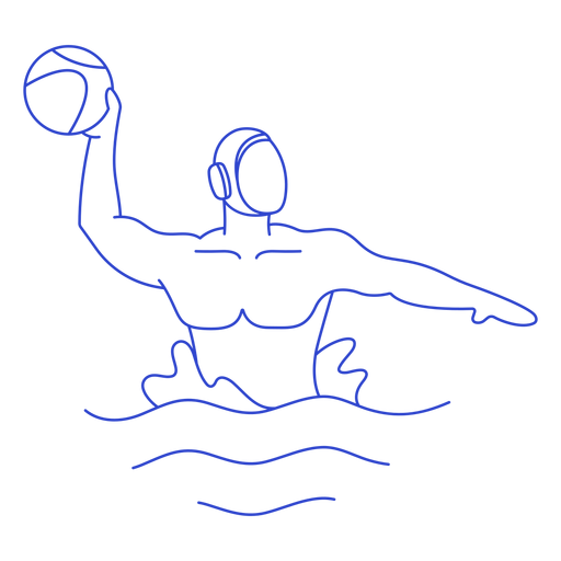 Water Polo Png Photo (black, blue)