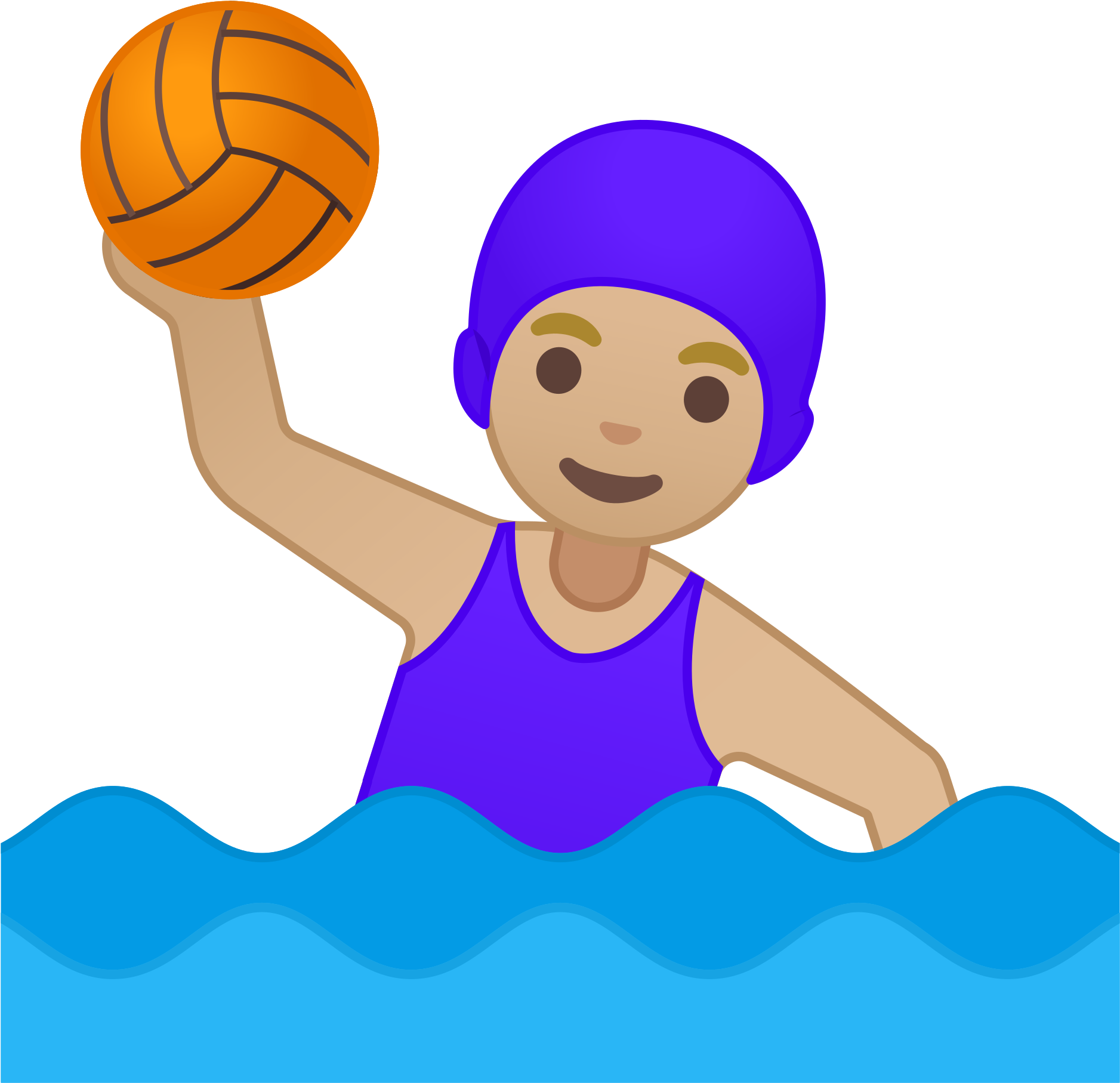 Water Polo Png Pic (greenish blue, black, silver, blue)