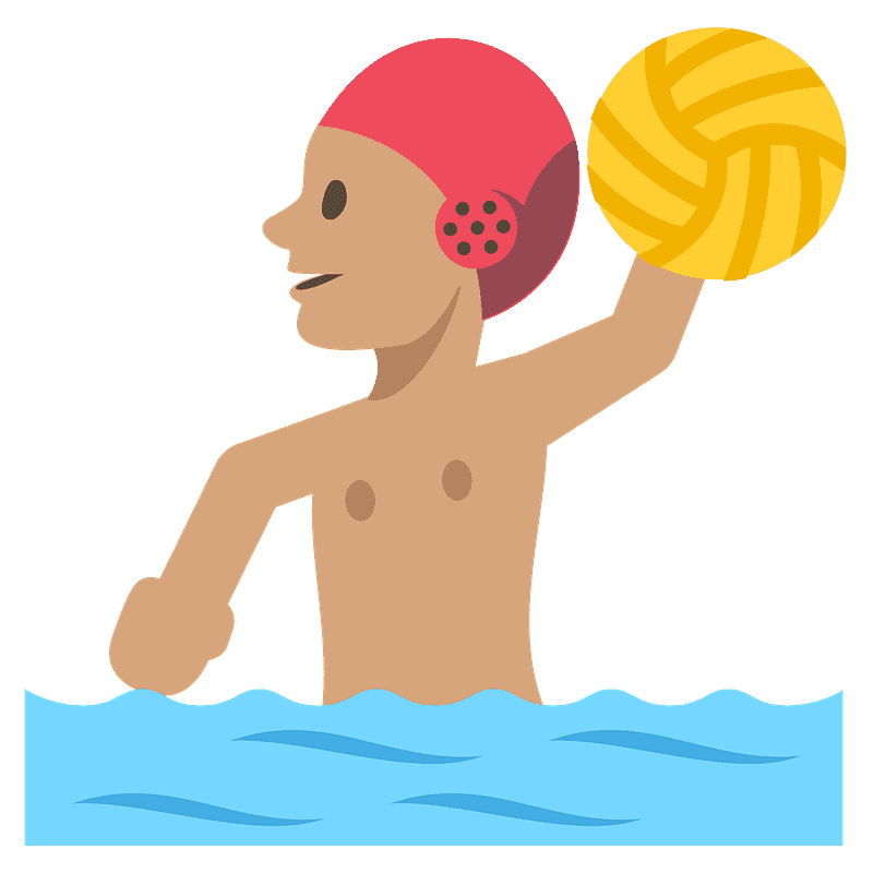 Water Polo Png (gray, salmon, gold, silver, mint)