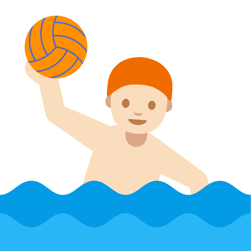 Water Polo Transparent Png (gray, pink, chocolate, greenish blue, orange)