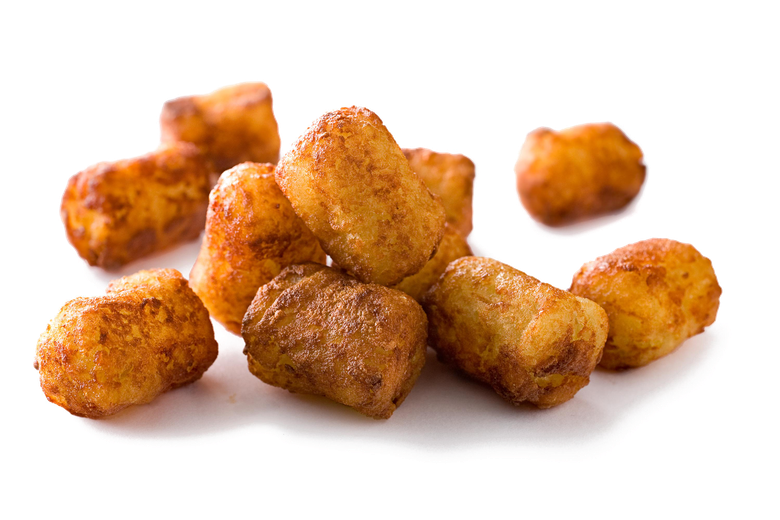 Tater Tots Png Clipart (black, lavender, white)