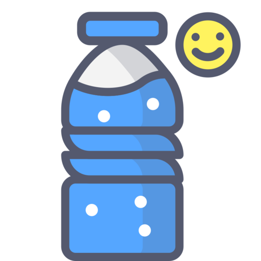 Water Bottle Free Transparent Png Icon Download (greenish blue, lavender, black, gray)