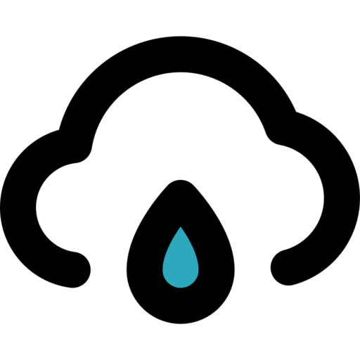 Water Cloud Free Transparent Png Icon Download (black, teal)