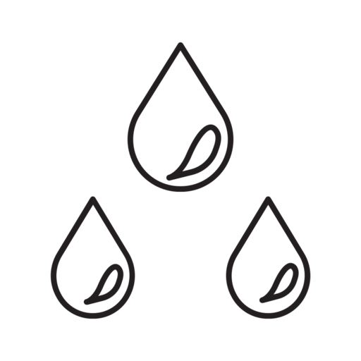 Water Drip Rain Free Png Icon Download (black)