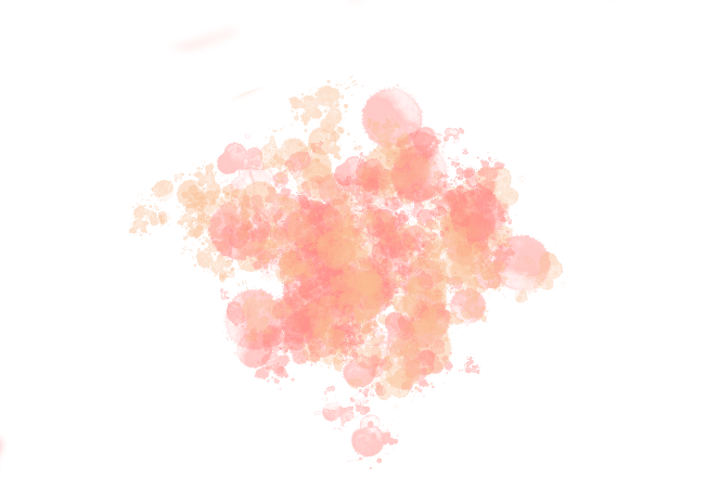 Watercolour Png Picture (black, salmon)