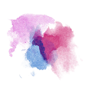 Watercolour Png Transparent Image (black, lavender, white)