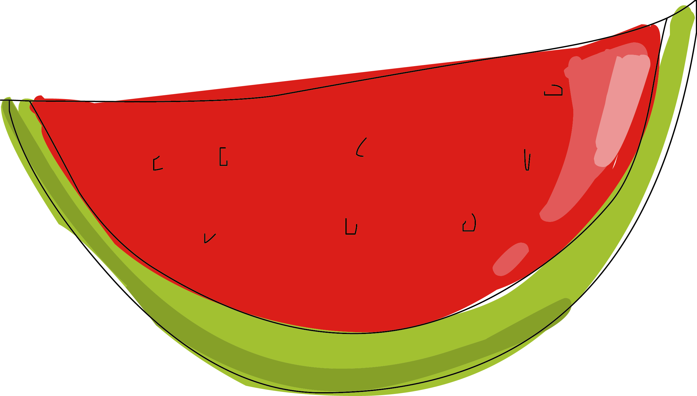 Watermelon Png Transparent File (olive, red, salmon, white)